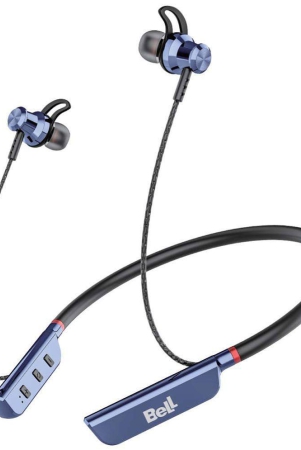 Bell  BLBHS 168  Bluetooth Bluetooth Earphone In Ear Powerfull Bass Blue