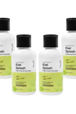 superfood-kiwi-splash-brightening-gel-face-wash-for-normal-to-combination-skin-de-tan-face-wash-for-men-women-100ml-pack-of-4