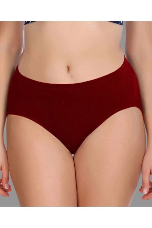 madam-maroon-modal-solid-womens-briefs-pack-of-1-none