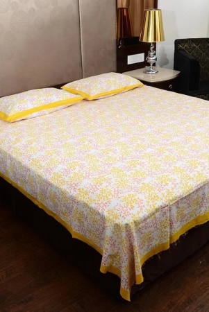 uniqchoice-100-cotton-exclusive-jaipuri-print-double-bed-sheet-with-2-pillow-cover