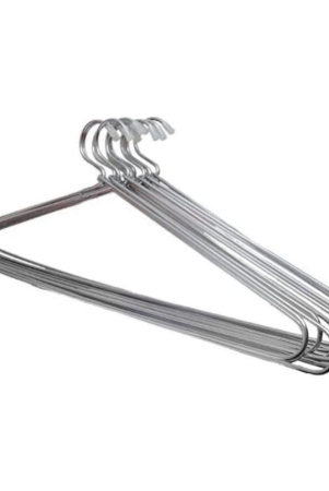 handa-stainless-steel-standard-clothes-hangers-pack-of-12-