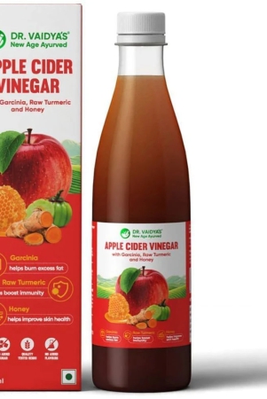 dr-vaidyas-apple-cider-vinegar-supports-weight-management-with-6-super-herbs-450ml-pack-of-1