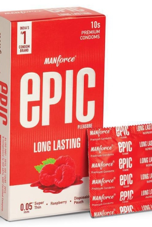 manforce-epic-pleasure-long-lasting-premium-condom-for-men-super-thin-raspberry-flavour-disposable-pouch-10-counts