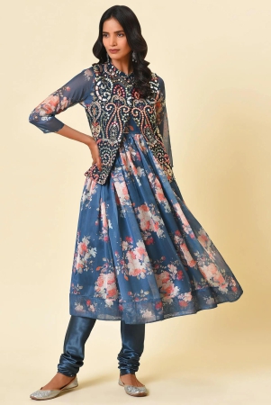 printed-chanderi-kurta-mirror-work-jacket-m