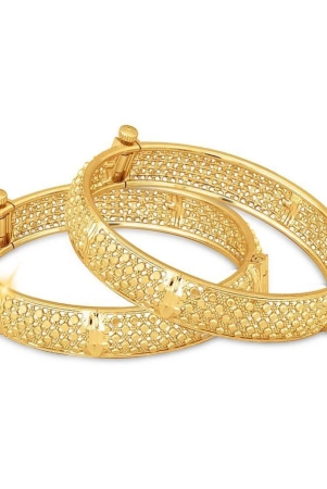 vivastri-gold-bangle-pack-of-1-none