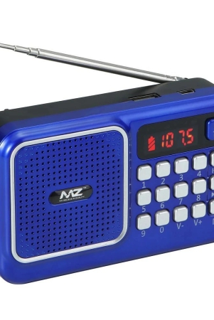 mz-m41vp-5-w-bluetooth-speaker-bluetooth-v-50-with-sd-card-slot-playback-time-6-hrs-blue-blue