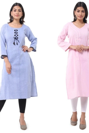 deshbandhu-dbk-multicolor-cotton-womens-straight-kurti-pack-of-2-none