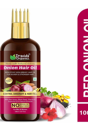 dravida-organics-onion-hair-oil-with-comb-applicator-100-ml