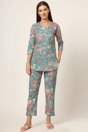 divena-green-cotton-womens-nightwear-nightsuit-sets-pack-of-1-none