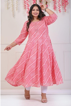 swasti-cotton-blend-printed-anarkali-womens-kurti-peach-pack-of-1-none