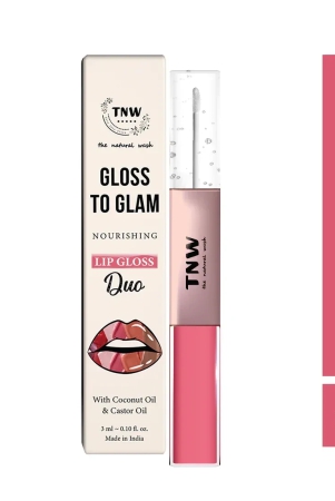 Gloss to Glam Nourishing Lip Gloss Duo for Shiny Lips white_and_brown_lipgloss_duo_2