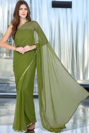 clafoutis-chiffon-solid-saree-with-blouse-piece-olive-pack-of-1-olive