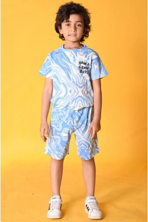 marbling-blue-sleepwear-short-set-blue-1-2-years-2n-blue