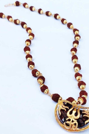 paystore-gold-plated-1-face-rudraksha-om-trishul-emerged-with-5-face-covering-mala-with-pendant-for-menwomen-none