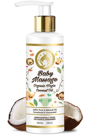 mom-world-baby-massage-pure-organic-virgin-coconut-oil-cold-pressed-hypoallergenic-dermatologically-tested-no-mineral-oil-200-ml-