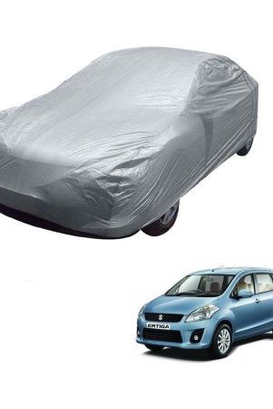 kozdiko-silver-matty-car-body-cover-with-buckle-belt-for-maruti-suzuki-old-ertiga-2012-2018