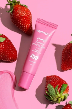 Pink Sorbet Plump+ Luscious Tinted SPF 20+ Lip Balm with Berries & Hyaluronic Acid - 10g