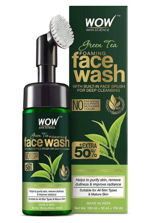 wow-skin-science-green-tea-foaming-face-wash-with-built-in-face-brush-with-green-tea-aloe-vera-extract-for-purifying-skin-improving-radiance-no-parabens-sulphate-silicones-color