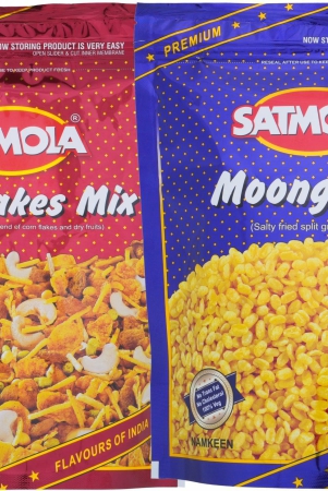 satmola-crunchy-namkeen-duo-combo-pack-cornflakes-mix-300g-moong-dal-350g