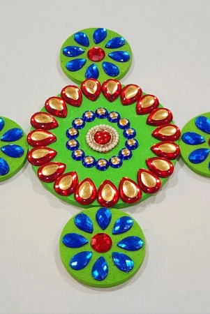 handmade-floating-rangoli-with-4-siders