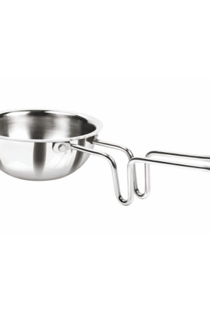 Milton Pro Cook Triply Stainless Steel Tadka Pan, 12 cm, Silver