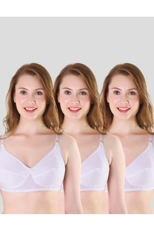 tcg-white-cotton-non-padded-womens-everyday-bra-pack-of-3-none