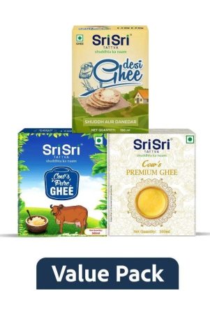 cows-pure-ghee-cows-premium-ghee-and-desi-ghee-500ml-x-pack-of-3-value-pack