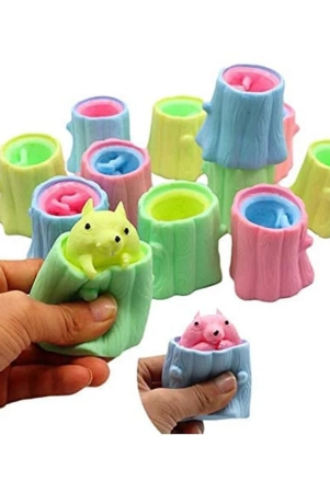 toys-for-kids-squirrel-squeeze-toy-stress-relieve-flexibility-finger-toy-rubber-stake-fidget-toys-funny-pen-tree-stumps-anxiety-squeeze-sensory-autism-silicone-decompression-toy-pack-of-1-