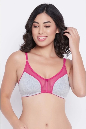 clovia-grey-melange-cotton-blend-womens-everyday-bra-none