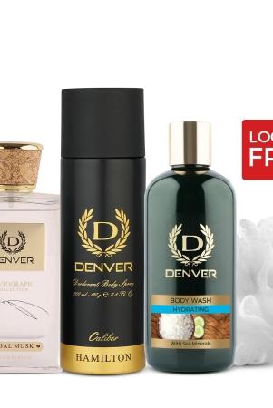 denver-gift-pack-autograph-collection-regal-musk-bodywash-hydrating-hamilton-caliber-200ml