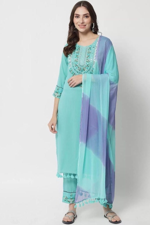 estela-rayon-embroidered-kurti-with-pants-womens-stitched-salwar-suit-turquoise-pack-of-1-none