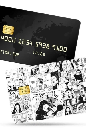 nezuko-manga-panel-credit-card-skin