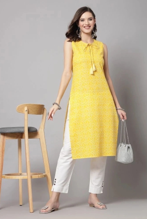 kipek-rayon-printed-straight-womens-kurti-yellow-pack-of-1-none