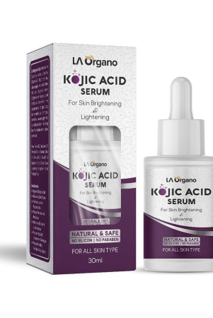 la-organo-kojic-acid-skin-lightening-brightening-enriched-with-licorice-vitamin-c-niacinamide-face-serum-30-ml