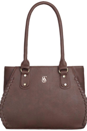 Fostelo - Brown PU Shoulder Bag - Brown