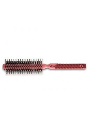 Vega R2-Rb Round Brush With Bristle - Pink / Colour May Vary, 1 Pc