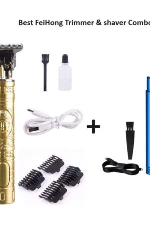 feihong-vintage-t9-gold-cordless-beard-trimmer-with-30-minutes-runtime