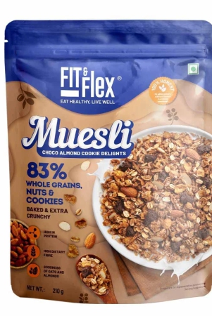 fit-flex-muesli-choco-almond-cookie-delight-210g-pack-of-2-low-added-sugar-zero-cholesterol