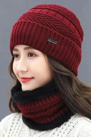 winter-special-soft-woolen-scarf-cap-for-men-and-women-free-size