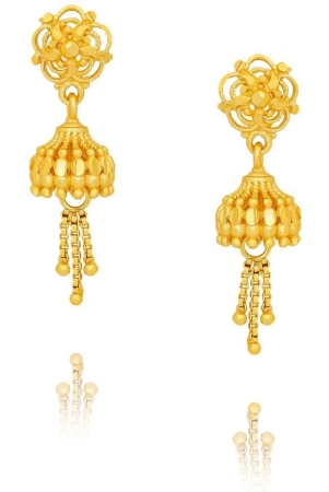 luv-fashion-golden-jhumki-earrings-pack-of-1-golden