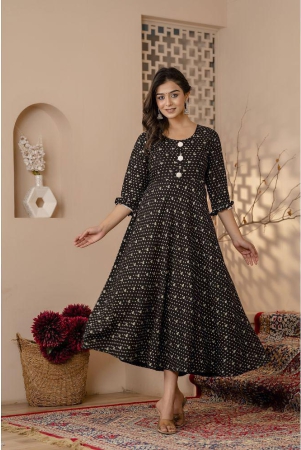 kapadia-rayon-printed-anarkali-womens-kurti-black-pack-of-1-none