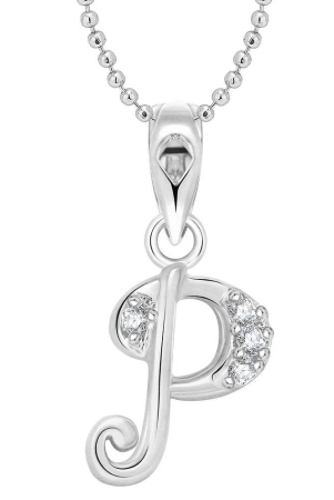 vighnaharta-p-alphabet-rhodium-plated-pendant-vfj1124pr