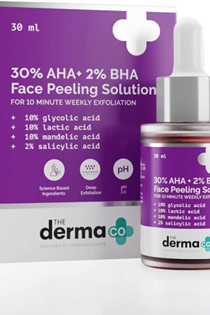 The Derma Co Repairing,Exfoliating 30% AHA + 2% BHA Face Peeling Solution- 30 ml