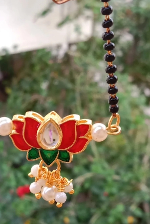 lotus-pendent-mangalsutra