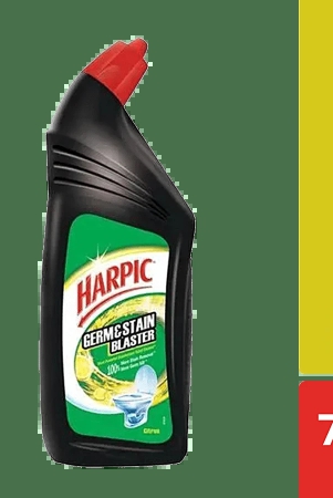 Harpic Germ & Stain Blaster Disinfectant Toilet Cleaner Liquid, Citrus, 750 Ml