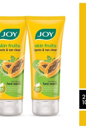 joy-tan-removal-papaya-face-wash-200ml-pack-of-2-x-100ml