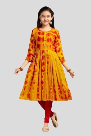 aarika-yellow-rayon-girls-anarkali-suit-set-pack-of-1-none