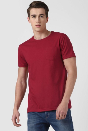 urbanmark-men-regular-fit-round-half-sleeves-solid-t-shirt-with-pocket-maroon-none