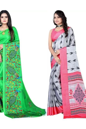 leelavati-multicolor-crepe-saree-with-blouse-piece-pack-of-2-multicolor