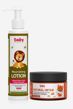 babyorgano-skin-nourishment-combo-for-kids-natural-ubtan-100g-nourishing-baby-lotion-200ml-100-based-on-ayurveda-safe-for-babies